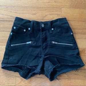 Levi’s - Jean shorts with zippers - black